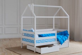 Кровать-домик 80*190 Белый в Стрежевом - strezevoi.mebel24.online | фото 4
