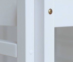 Кровать-домик двухъярусная 80*160 Белый в Стрежевом - strezevoi.mebel24.online | фото 3