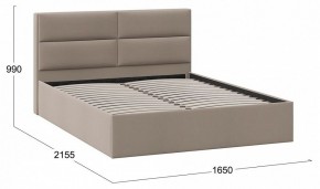 Кровать двуспальная Глосс в Стрежевом - strezevoi.mebel24.online | фото 3