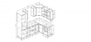 Кухонный гарнитур Антик 2400*1600 (Стол. 38мм) в Стрежевом - strezevoi.mebel24.online | фото 2