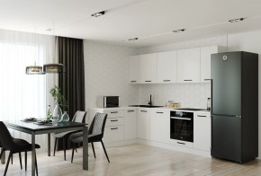 Кухонный гарнитур Белый Глянец 2600*1600 (Стол. 26мм) в Стрежевом - strezevoi.mebel24.online | фото 1