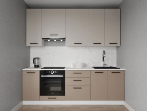Кухонный гарнитур Каппучино 2400 h950 (Стол. 26мм) в Стрежевом - strezevoi.mebel24.online | фото