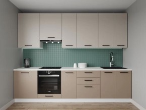 Кухонный гарнитур Каппучино 3000 h950 (Стол. 38мм) в Стрежевом - strezevoi.mebel24.online | фото