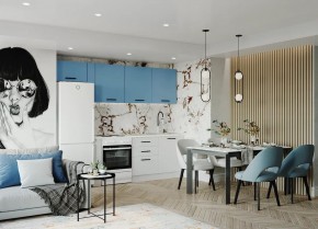 Кухонный гарнитур Капри 2550 (Стол. 26мм) в Стрежевом - strezevoi.mebel24.online | фото