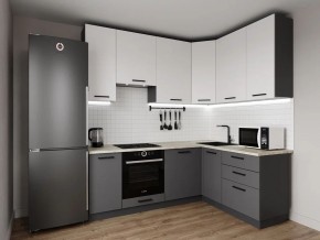 Кухонный гарнитур Меренга 2200*1600 h950 (Стол. 26мм) в Стрежевом - strezevoi.mebel24.online | фото 1