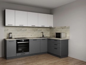 Кухонный гарнитур Меренга 2600*1600 (Стол. 26мм) в Стрежевом - strezevoi.mebel24.online | фото 1