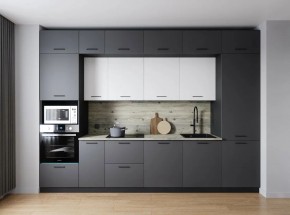 Кухонный гарнитур Меренга 3400 (Стол. 26мм) в Стрежевом - strezevoi.mebel24.online | фото 1