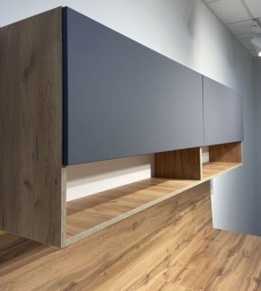 Кухонный гарнитур «Монако» 2.0 м Серия 2 МДФ с фрезеровкой (Дуб Золотой/Графит) в Стрежевом - strezevoi.mebel24.online | фото 5