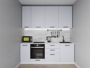 Кухонный гарнитур Смоки 2200 h950 (Стол. 26мм) в Стрежевом - strezevoi.mebel24.online | фото 1