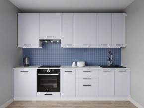 Кухонный гарнитур Смоки 2400 h950 (Стол. 38 мм) в Стрежевом - strezevoi.mebel24.online | фото 1