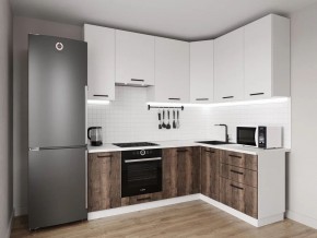 Кухонный гарнитур Старое Дерево 2200*1600 h950 (Стол. 38мм) в Стрежевом - strezevoi.mebel24.online | фото 1