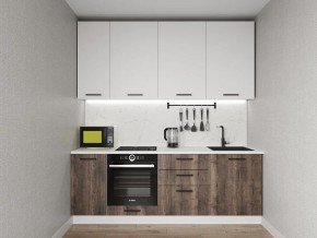 Кухонный гарнитур Старое Дерево 2200 h950 (Стол. 38мм) в Стрежевом - strezevoi.mebel24.online | фото 1