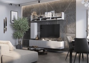 КВИНТА Гостиная 2000 (белый лофт) в Стрежевом - strezevoi.mebel24.online | фото 1