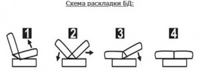 ЛАУРА ЛЮКС Диван Лаура Люкс БД+2подушки в Стрежевом - strezevoi.mebel24.online | фото 7