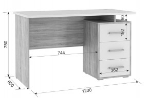ЛАЙТ К3 Компьютерный стол в Стрежевом - strezevoi.mebel24.online | фото 4