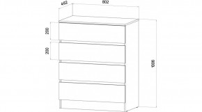 ЛЕНОРА Спальный гарнитур (модульный) графит в Стрежевом - strezevoi.mebel24.online | фото 3