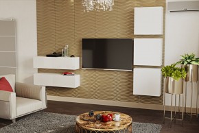ЛИНДА Гостиная (Белый/Белый) в Стрежевом - strezevoi.mebel24.online | фото 4