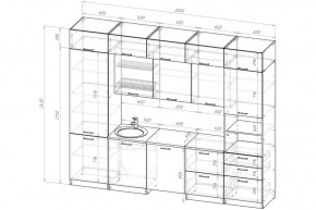 ЛОТОС Кухонный гарнитур Экстра 5 (3000 мм) в Стрежевом - strezevoi.mebel24.online | фото 2