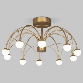 Люстра на штанге Eurosvet Ragno 90031/10 LED золото в Стрежевом - strezevoi.mebel24.online | фото