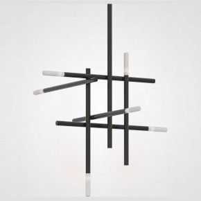 Люстра на штанге Imperiumloft Traverse Black TRAVERSE01 в Стрежевом - strezevoi.mebel24.online | фото
