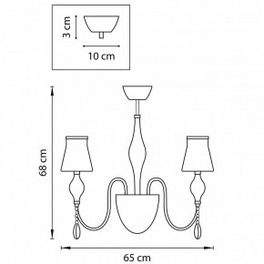 Люстра на штанге Lightstar Escica 806050 в Стрежевом - strezevoi.mebel24.online | фото 6