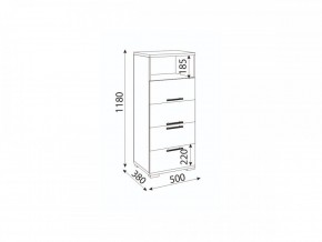 Мармарис (гостиная) М10 Комод малый в Стрежевом - strezevoi.mebel24.online | фото 2