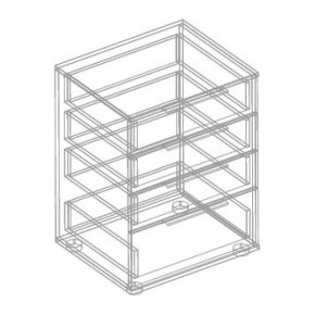 МОНИКА Комод с 4 ящиками в Стрежевом - strezevoi.mebel24.online | фото 3