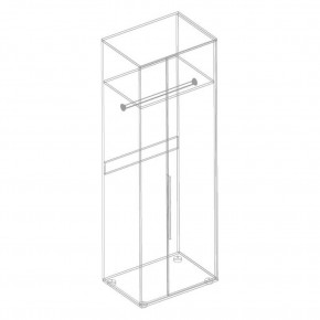МОНИКА Шкаф для одежды в Стрежевом - strezevoi.mebel24.online | фото 2