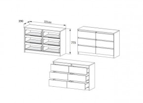МОРИ МК 1206 Комод (белый) в Стрежевом - strezevoi.mebel24.online | фото 2