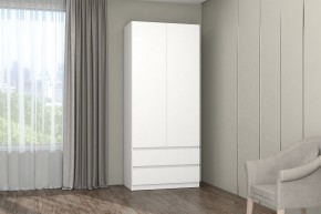 МС "Хилтон" Шкаф №3 900 (Белый текстурный) в Стрежевом - strezevoi.mebel24.online | фото