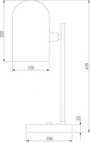 Настольная лампа декоративная Eurosvet Bambola 01164/1 латунь в Стрежевом - strezevoi.mebel24.online | фото 2