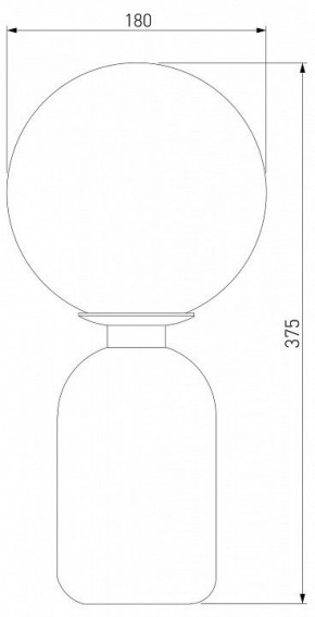 Настольная лампа декоративная Eurosvet Bubble 01197/1 белый в Стрежевом - strezevoi.mebel24.online | фото 2