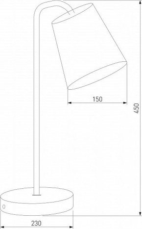 Настольная лампа декоративная Eurosvet Montero 01134/1 белый в Стрежевом - strezevoi.mebel24.online | фото 3