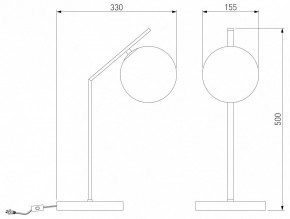 Настольная лампа декоративная Eurosvet Shape 01213/1 латунь в Стрежевом - strezevoi.mebel24.online | фото 3