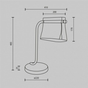 Настольная лампа декоративная Maytoni Cabaret MOD170TL-L8BS3K в Стрежевом - strezevoi.mebel24.online | фото 7