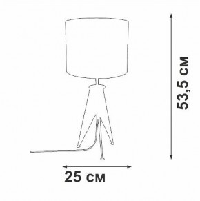 Настольная лампа декоративная Vitaluce V28340 V28340-1/1L в Стрежевом - strezevoi.mebel24.online | фото 2