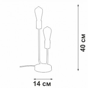 Настольная лампа декоративная Vitaluce V3005 V3005-1/2L в Стрежевом - strezevoi.mebel24.online | фото 5