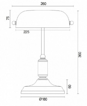 Настольная лампа офисная Maytoni Kiwi Z153-TL-01-BS в Стрежевом - strezevoi.mebel24.online | фото 2