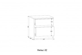НИЛЬС - 32 Тумба в Стрежевом - strezevoi.mebel24.online | фото 2