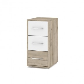 ОЛИВИЯ О62 Комод-тумба (дуб серый/белый) в Стрежевом - strezevoi.mebel24.online | фото