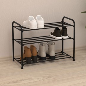 ПДОА23 Ч Подставка для обуви "Альфа 23" Черный в Стрежевом - strezevoi.mebel24.online | фото 1