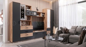 Пенал Белла (Сандал, Графит/Дуб крафт) в Стрежевом - strezevoi.mebel24.online | фото 5