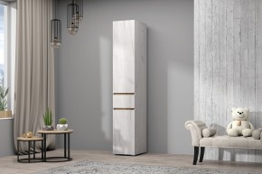 Пенал Лиана (Дуб Крафт Белый/Дуб Крафт Золотой) в Стрежевом - strezevoi.mebel24.online | фото