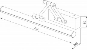 Подсветка для картины Elektrostandard Monza a064138 в Стрежевом - strezevoi.mebel24.online | фото 4