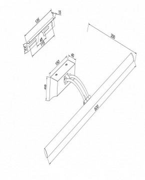 Подсветка для картины Maytoni Fino MIR003WL-L12CH в Стрежевом - strezevoi.mebel24.online | фото 4