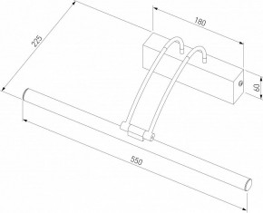 Подсветка для зеркала Elektrostandard Simple a063698 в Стрежевом - strezevoi.mebel24.online | фото 3