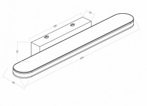 Подсветка для зеркала Maytoni Epic MIR009WL-L12CH4K в Стрежевом - strezevoi.mebel24.online | фото 3