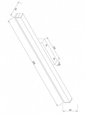 Подсветка для зеркала Maytoni Fichte MIR012WL-L14W4K в Стрежевом - strezevoi.mebel24.online | фото 3