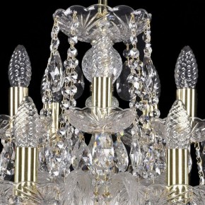 Подвесная люстра Bohemia Ivele Crystal 1402 1402/10+5/240/G в Стрежевом - strezevoi.mebel24.online | фото 4
