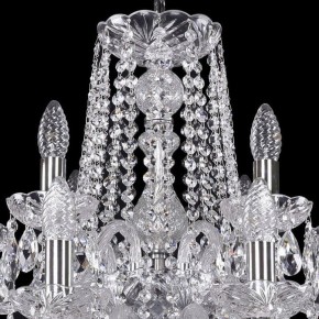 Подвесная люстра Bohemia Ivele Crystal 1402 1402/12+6/300/2d/Ni в Стрежевом - strezevoi.mebel24.online | фото 4